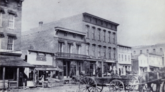 6th Ave. west side - DeWitt, IA - Circa 1868