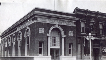 DeWitt Savings Bank on 6th St. - Circa early 1920's
