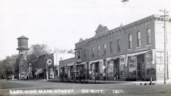 East side of 6th Ave DeWitt, IA- Circa late 1800's