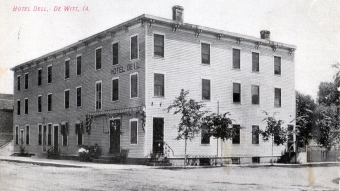 Hotel Dell, DeWitt, IA -corner of 7th St & 6th Ave -1907